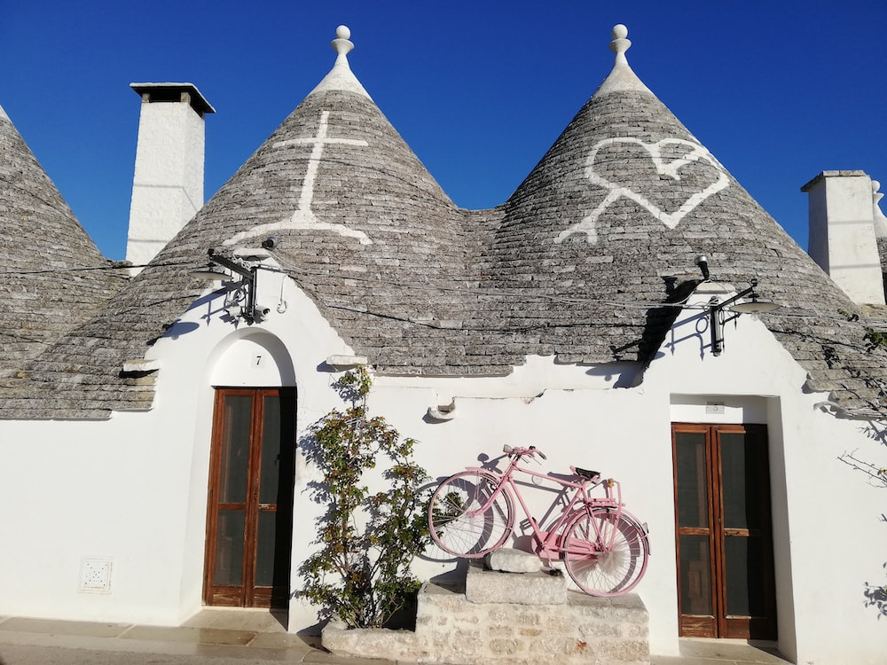 Trulli di Alberobello, Puglia - Itinerario in bicicletta