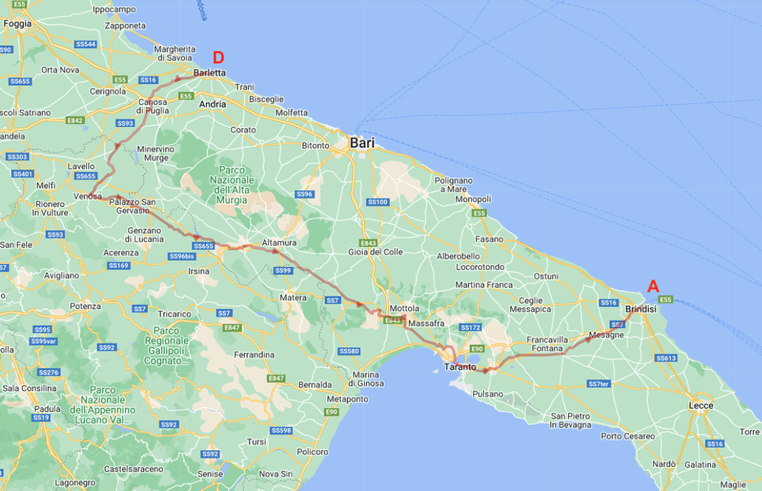 Puglia: Sassi, trulli e Salento - Itinerario in bicicletta