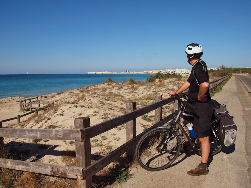 Costa ionica, Gallipoli - Itinerario in bicicletta