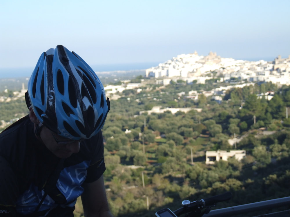 Ostuni, Puglia - Itinerario in bicicletta